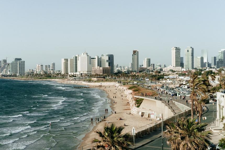 Tel Aviv seafront from Jaffa