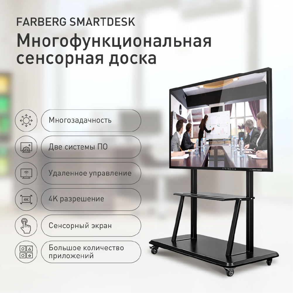 Farberg Smartdesk - многофункциональная сенсорная доска
