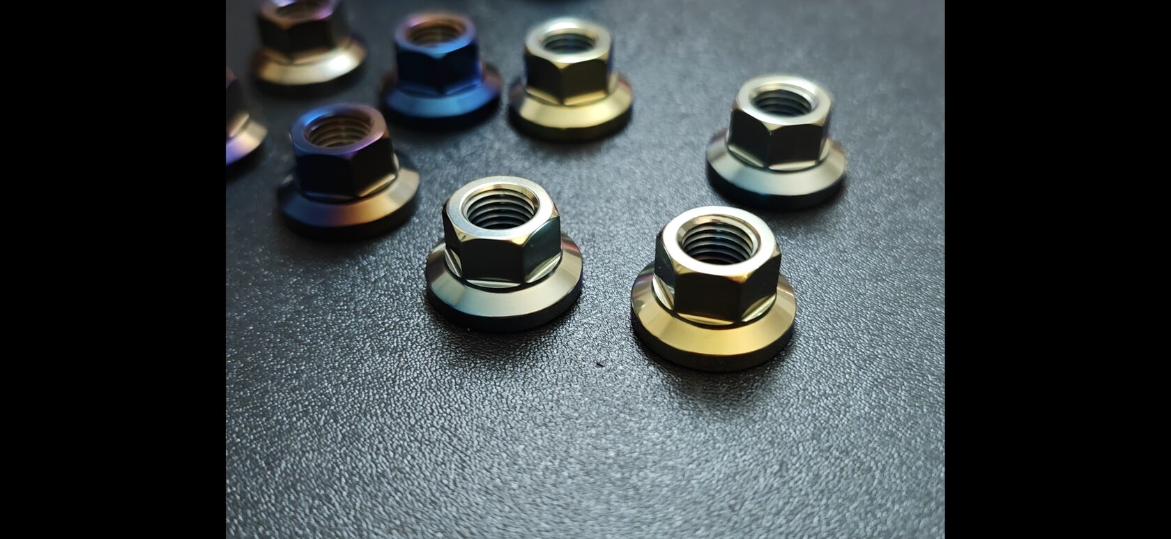 Titanium front strut tower nuts for Nissan Gtr R32 R33 R34