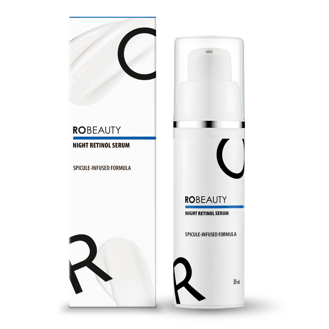 Нічна ANTI-AGE сироватка з мікроголками та ретинолом - Вікові зміни - Обличчя