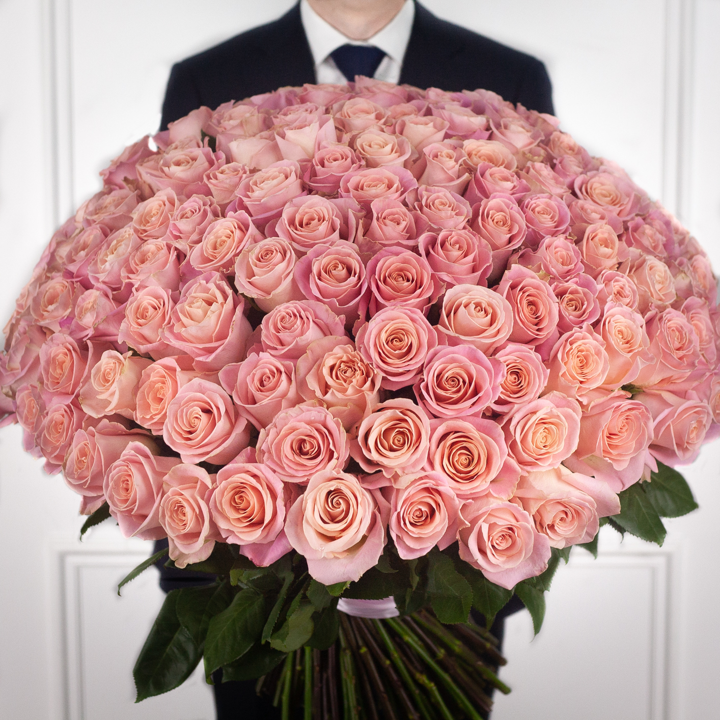 Bouquet of 151 pink Ecuadorian roses