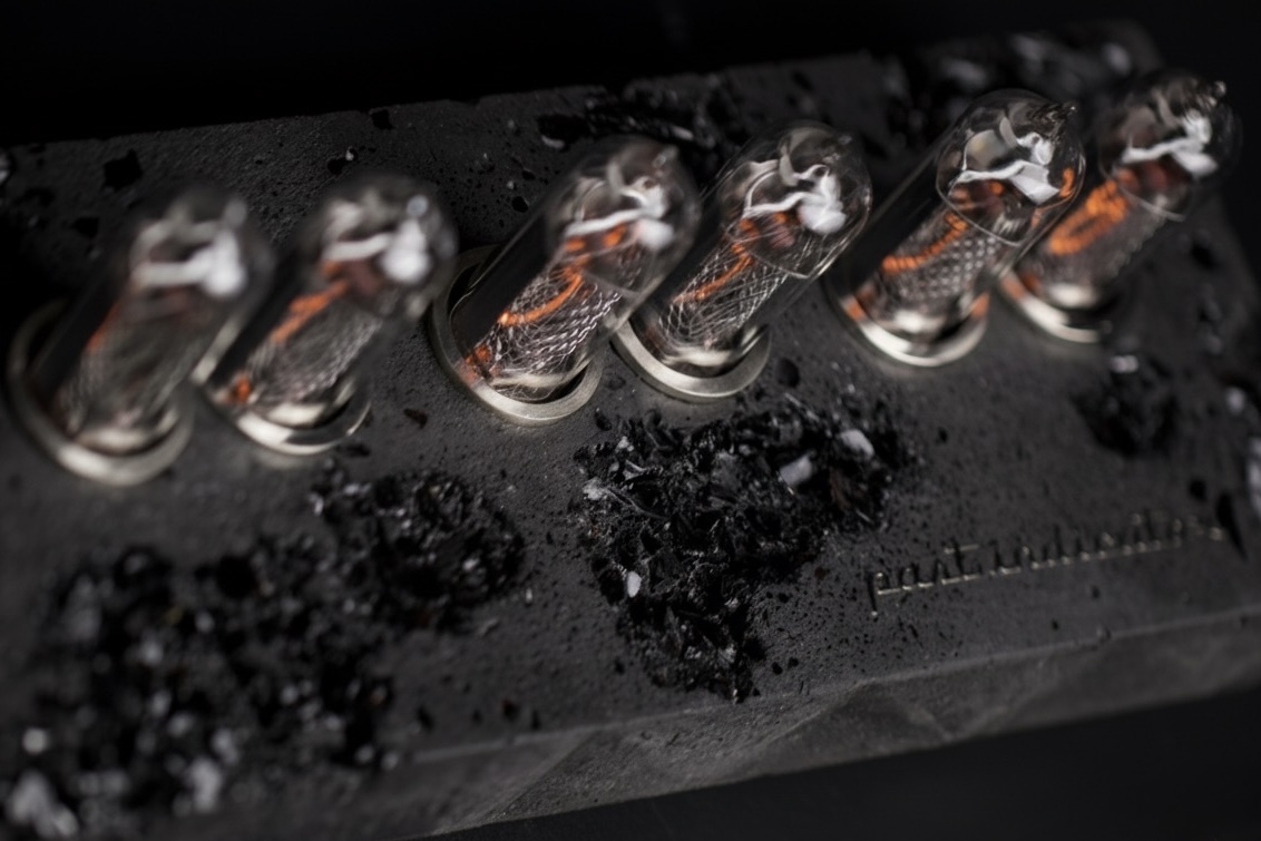 Saturn-C Erosion: Crystal nixie clock, view 2