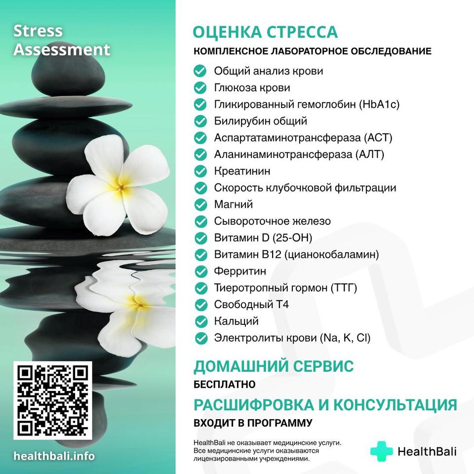 Оценка стресса – Состав программы