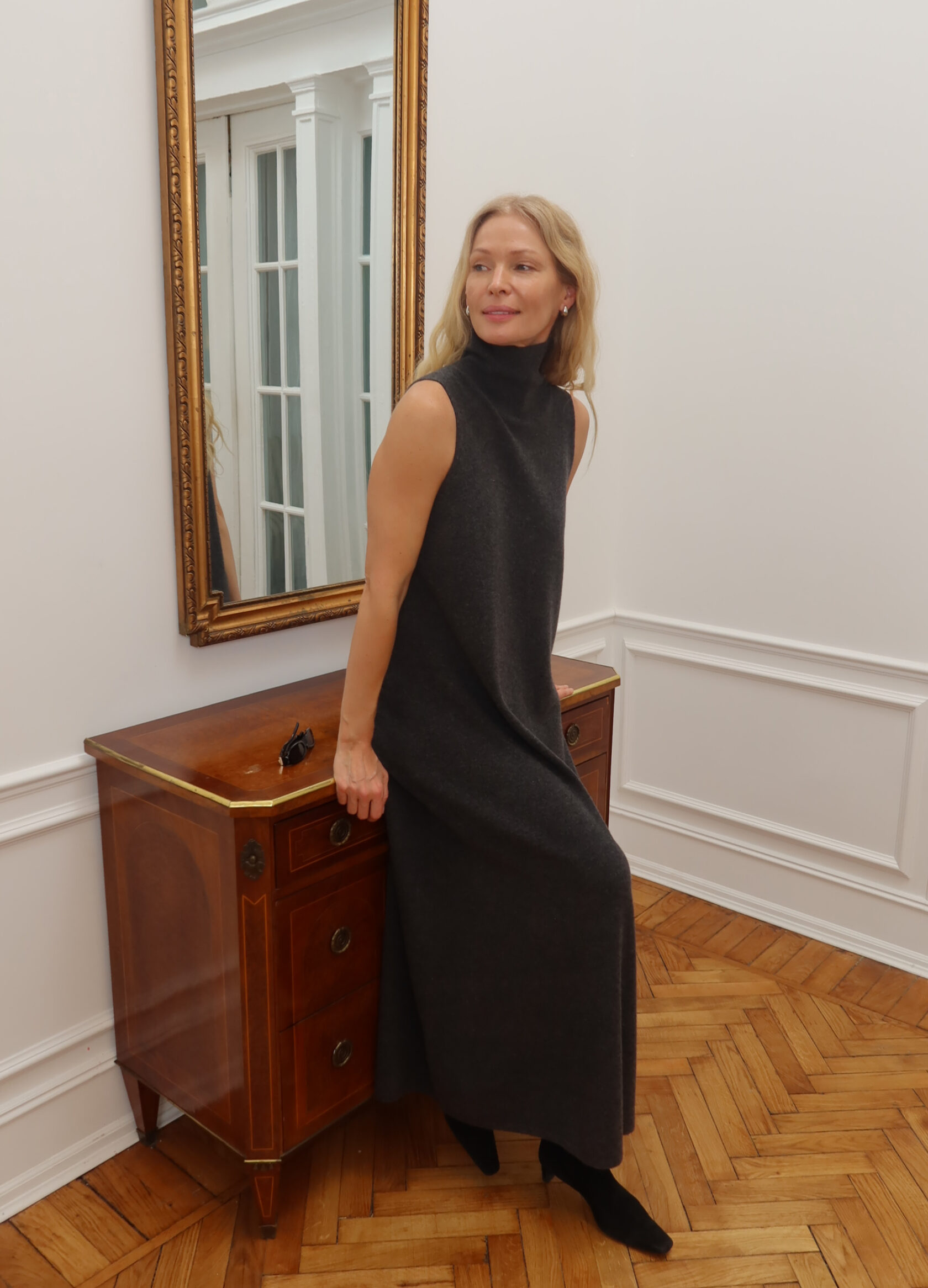 

Платье Gentle из шерсти - Серое, Rich grey;серый