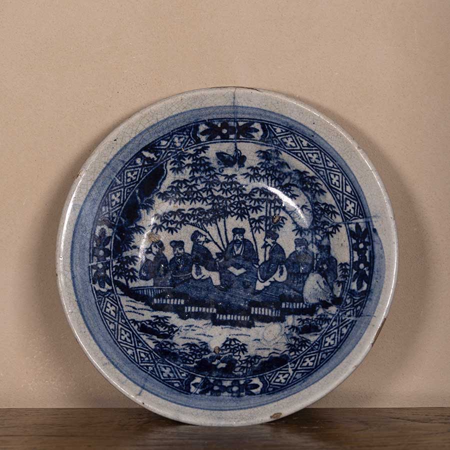 Старинное блюдце-хучэн Цинхуа Старинное блюдце-хучэн Цинхуа