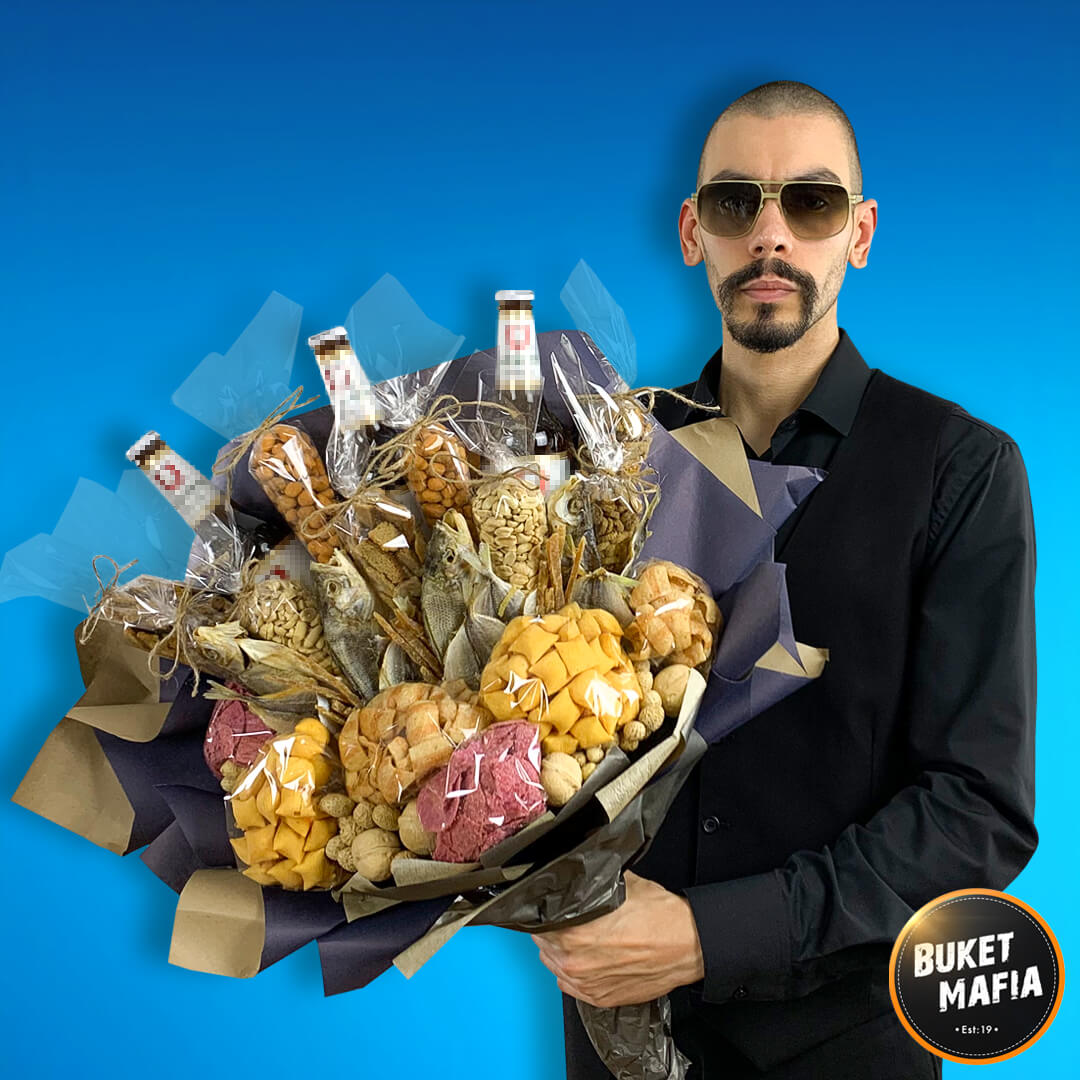 Рыбный букет - №90 - с доставкой по Москве