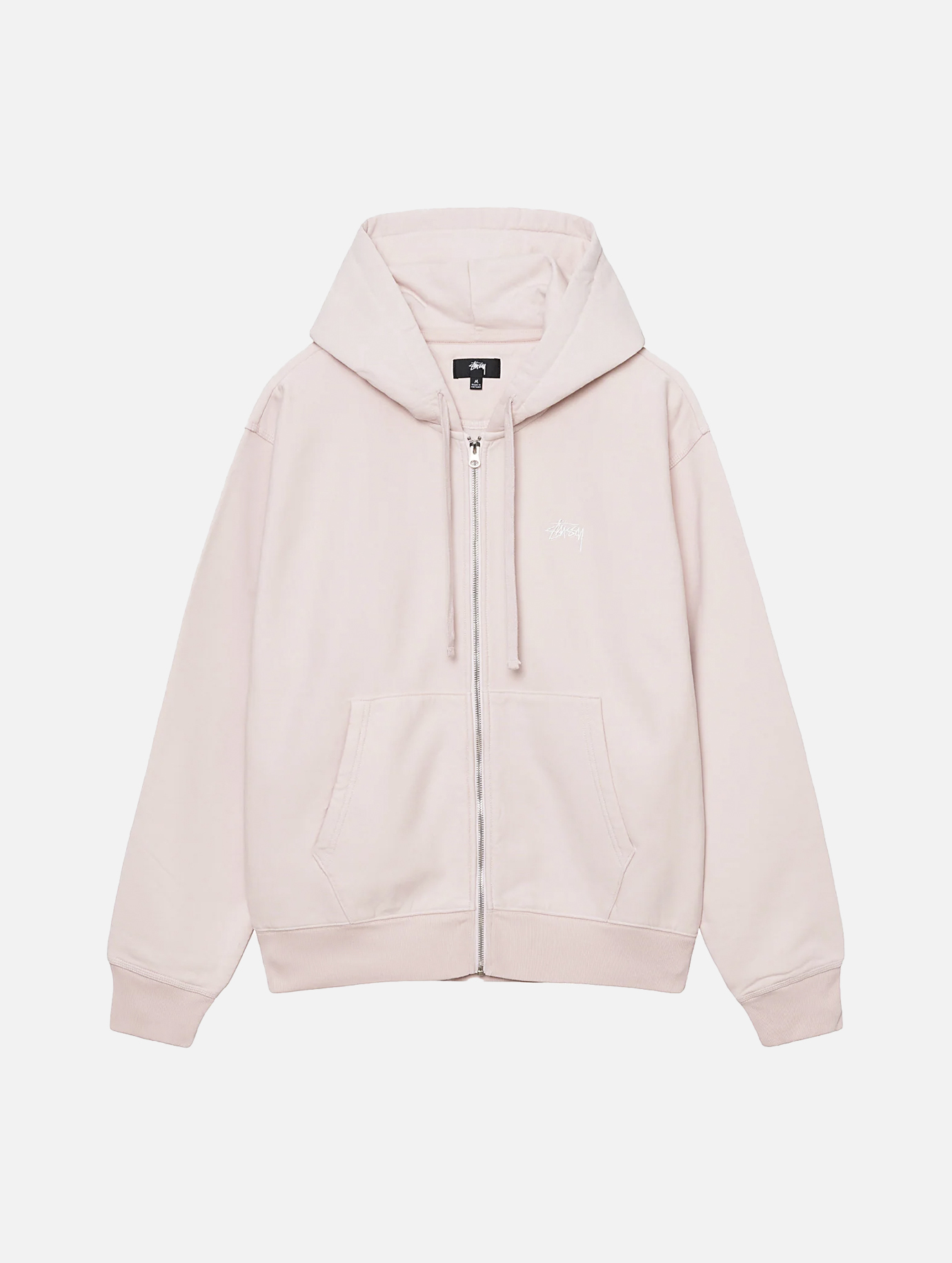 Stussy Зиппер Stock Logo Zip Hood Светло-Розовый