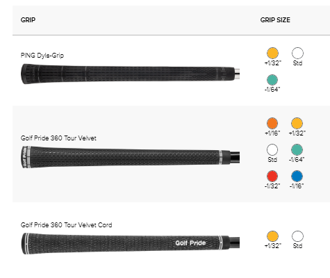 Грипы Ping S259 Chrome