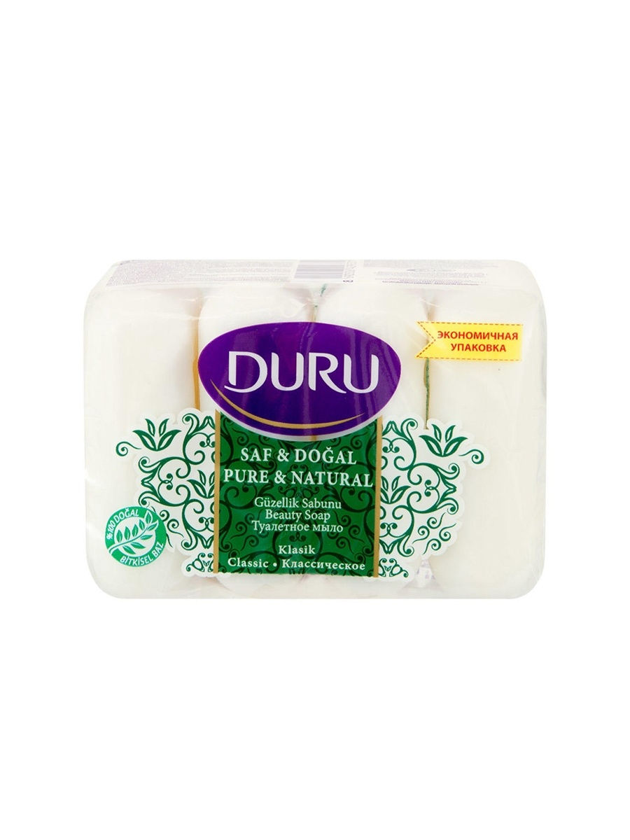 Pure nat. Duru Pure&Nat мыло классическое 4*85г. Мыло Duru Pure&Nat класс(э/пак), 4*85гр.. Duru Pure&natural мыло туалетное 4*85г классическое (экопак). Duru Pure&Nat мыло класс(э/пак)4*85г.
