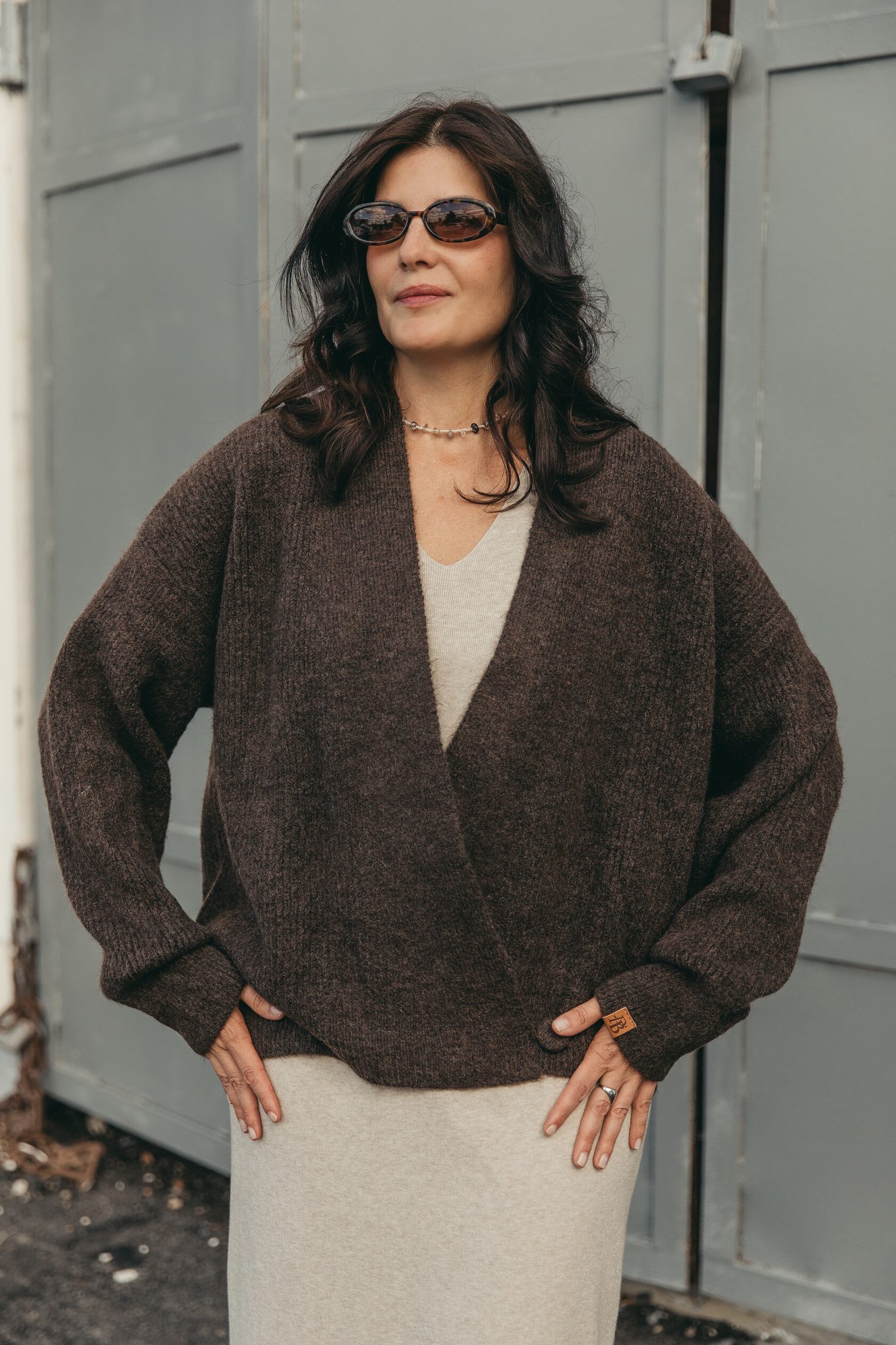 Кардиган на запах «Тепло»