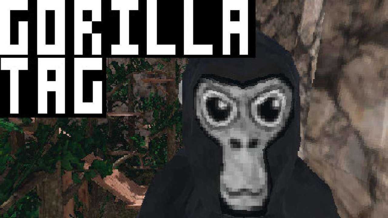 Игра Gorilla Tag в VR-очках в клубе виртуальной реальности.