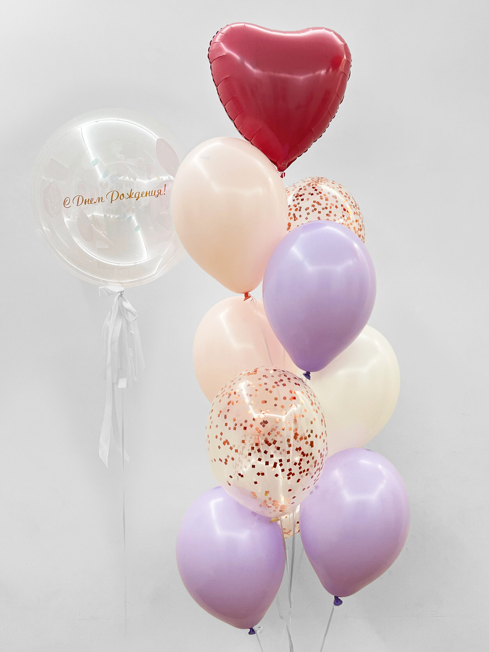 фонтан из воздушных шаров на день рождения пиво Фонтан из шаров «Парфе» - 10 шаров