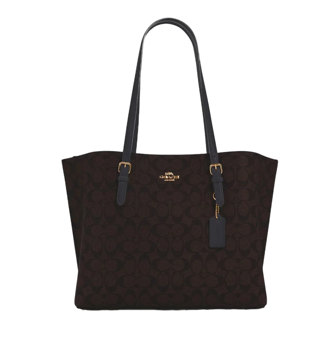 Mollie Tote In Signature Canvas ImBrown Black