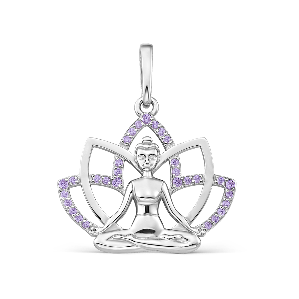 С фиолетовыми камнями