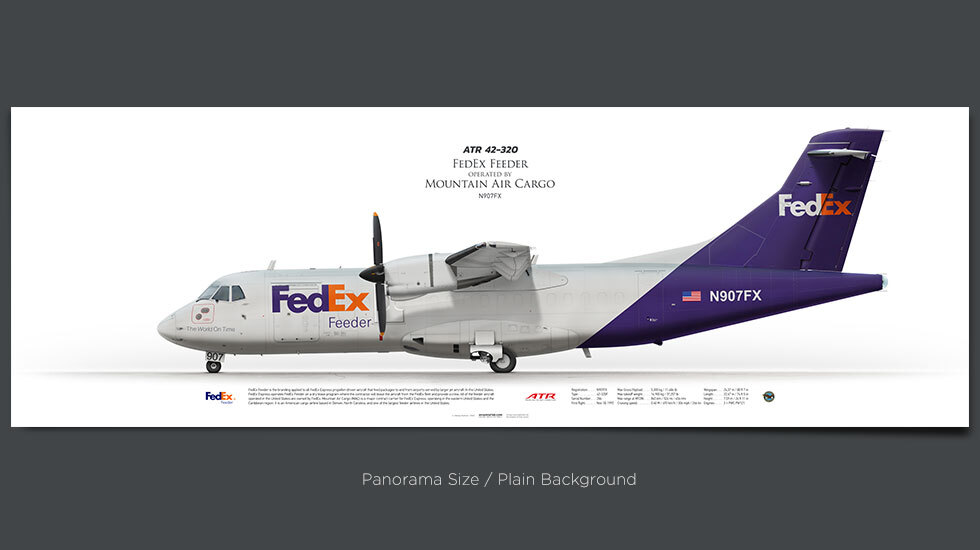 FedEx Feeder ATR 42‑320 N907FX | Aviaposter