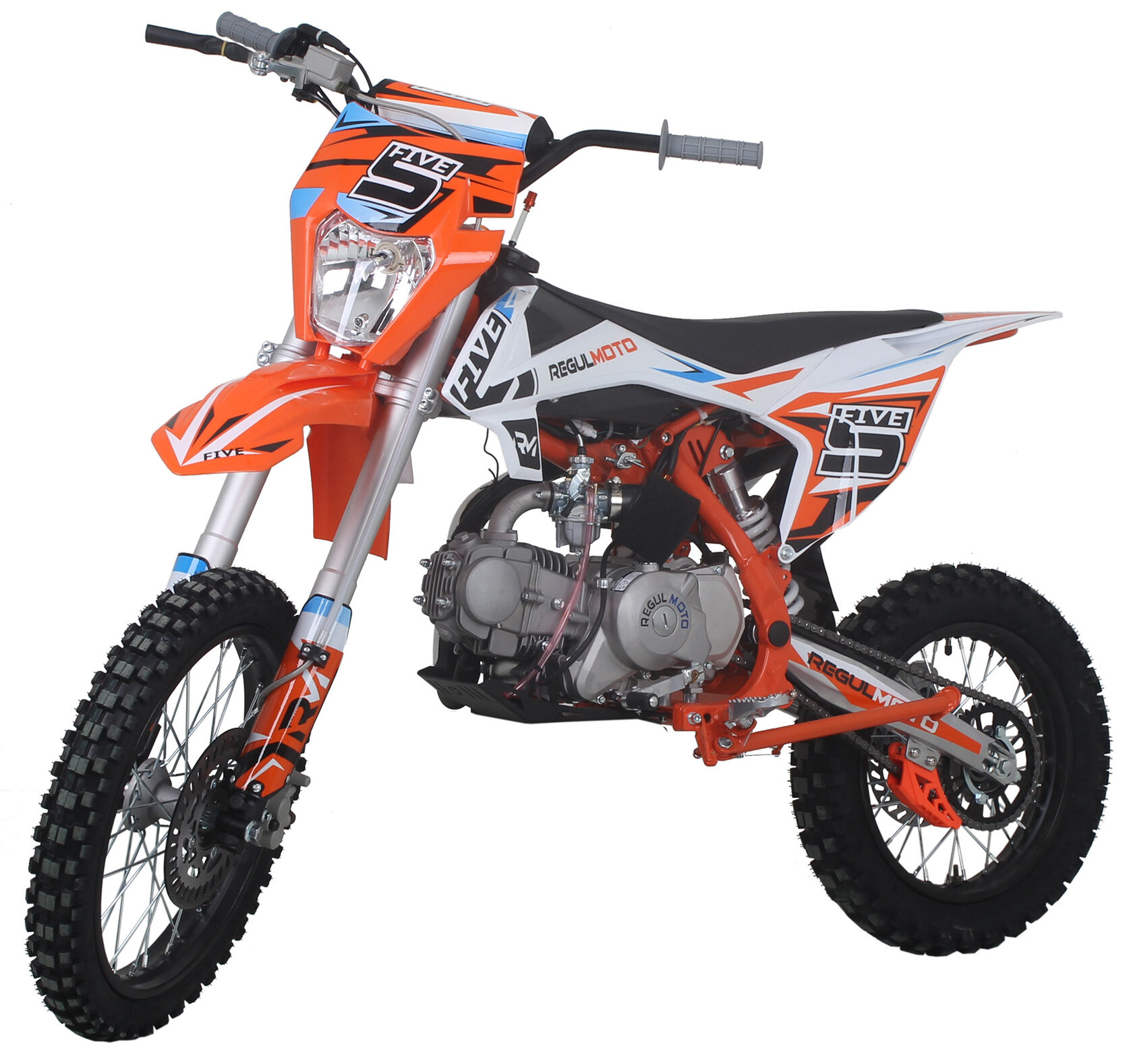 Питбайк Regulmoto FIVE EA (полуавтомат КПП) купить с доставкой по ...