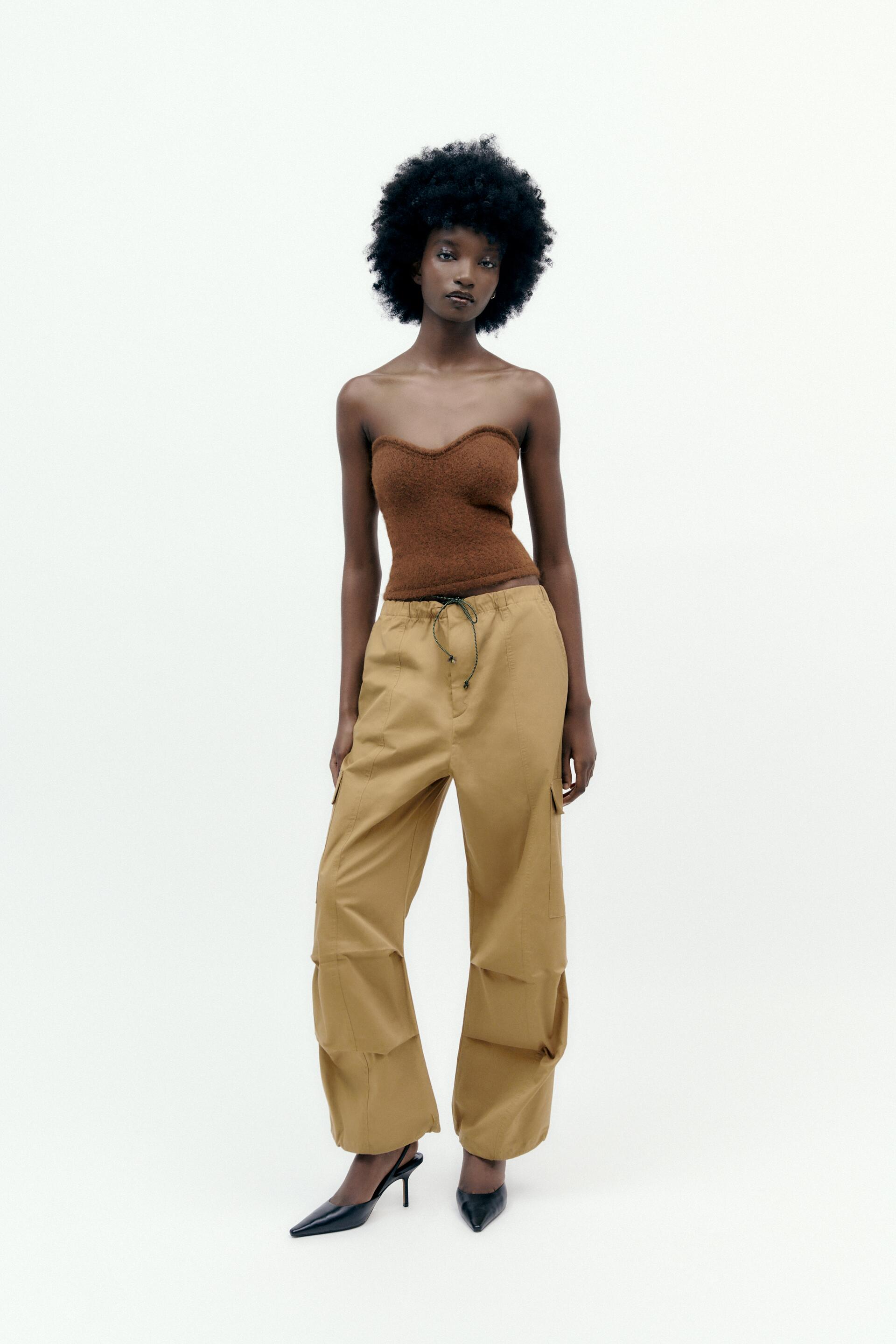 PARACHUTE CARGO TROUSERS - zara