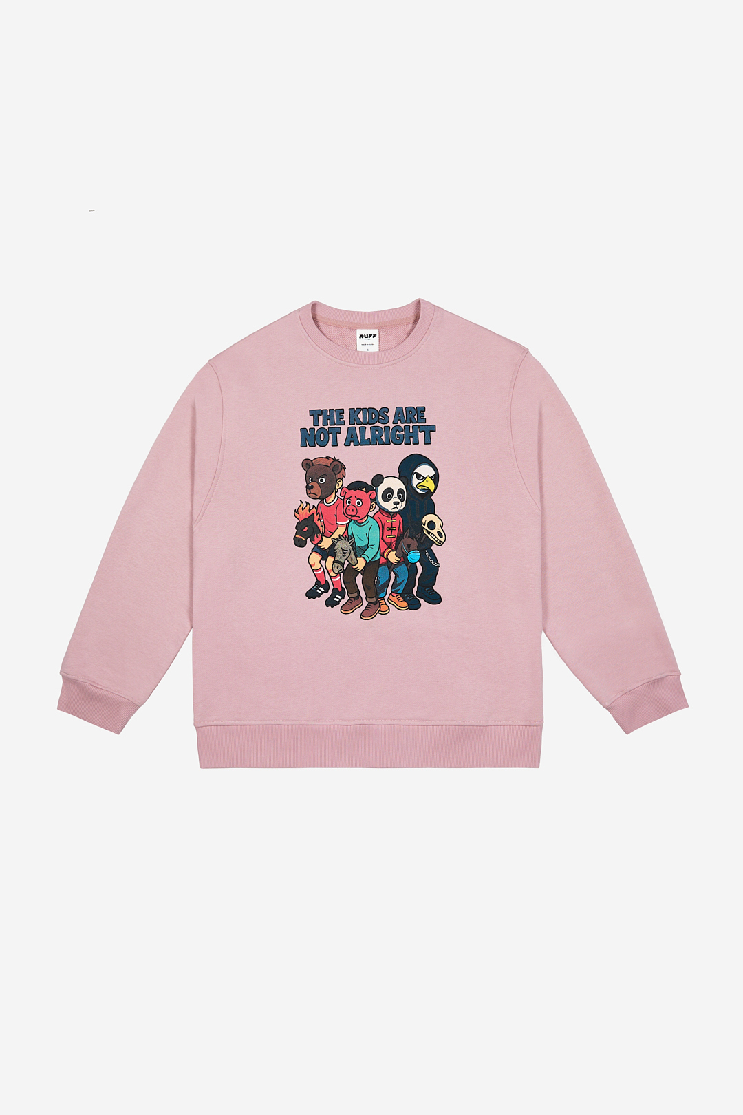 RUFF GLOBAL: Свитшот "The Kids Are Not Allright"