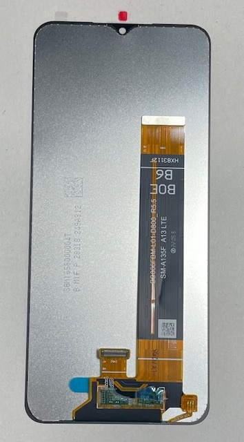 Дисплей с тачскрином Samsung A135 (черный) ориг. переклейка без рамки