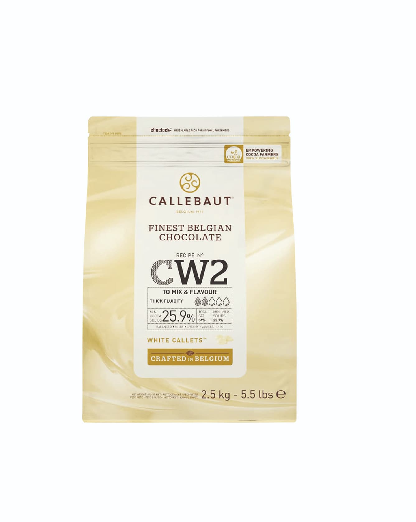 Купить Белый Шоколад Callebaut 2.5 Кг