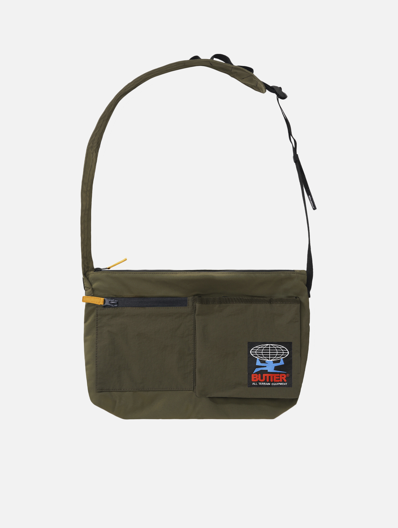 Butter Goods Сумка Terrain Ripstop Side Bag Хаки