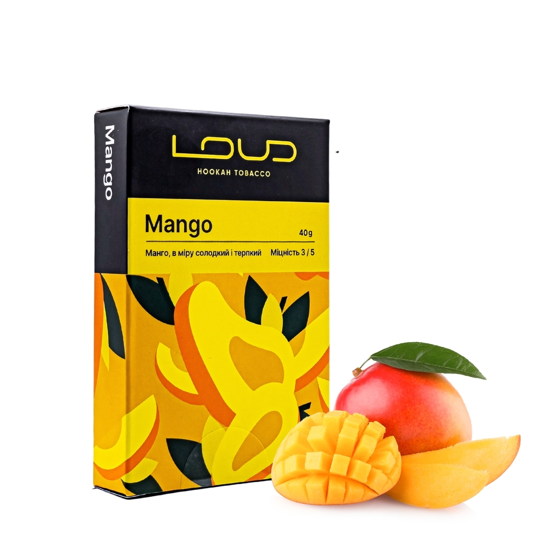 Тютюн для кальяну Loud <b>Mango</b> (Лауд <b>Манго</b>) 40г - Приємний смак солодкого <b>ман...</b>