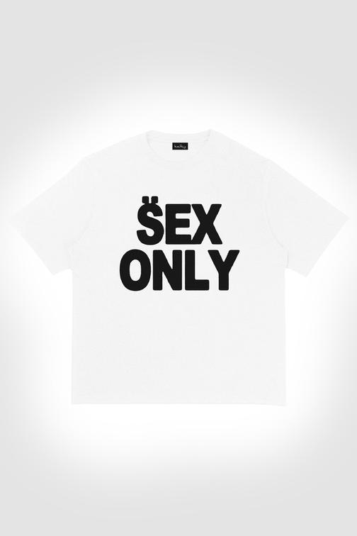 Sex Only Tee White