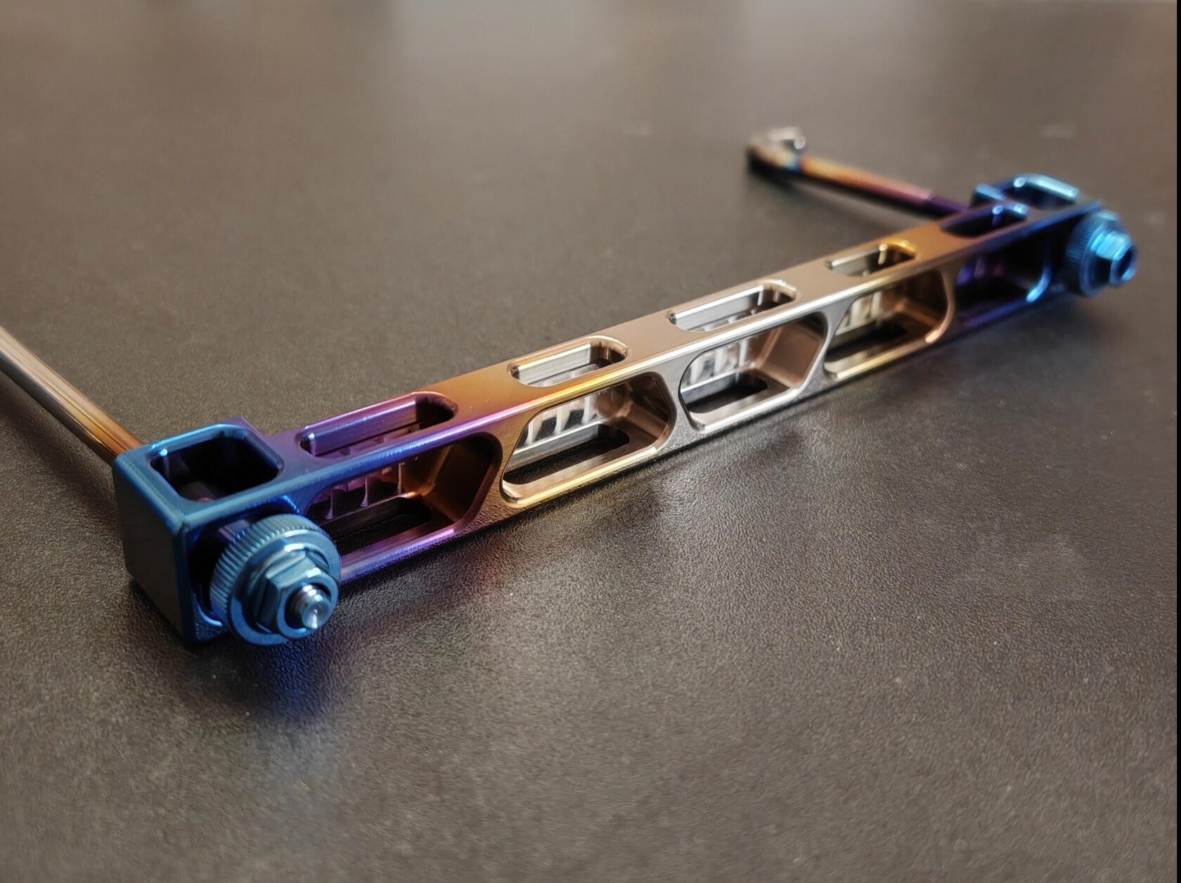 Titanium battery tie down for Lexus Rcf/Gsf/Isf/Is500