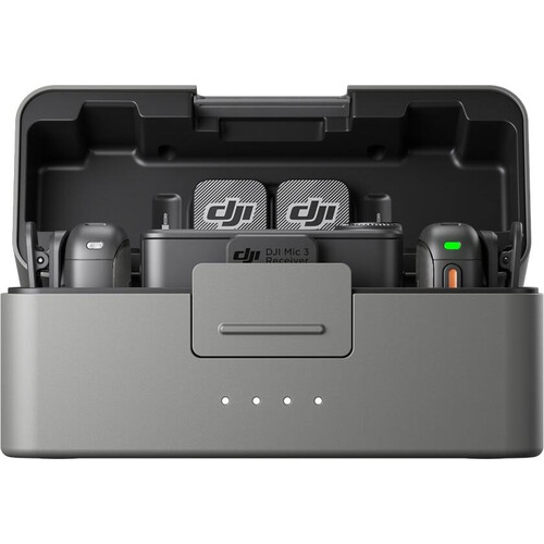 Микрофон DJI Mic 3, 2 TX + 1 RX, зарядный кейс