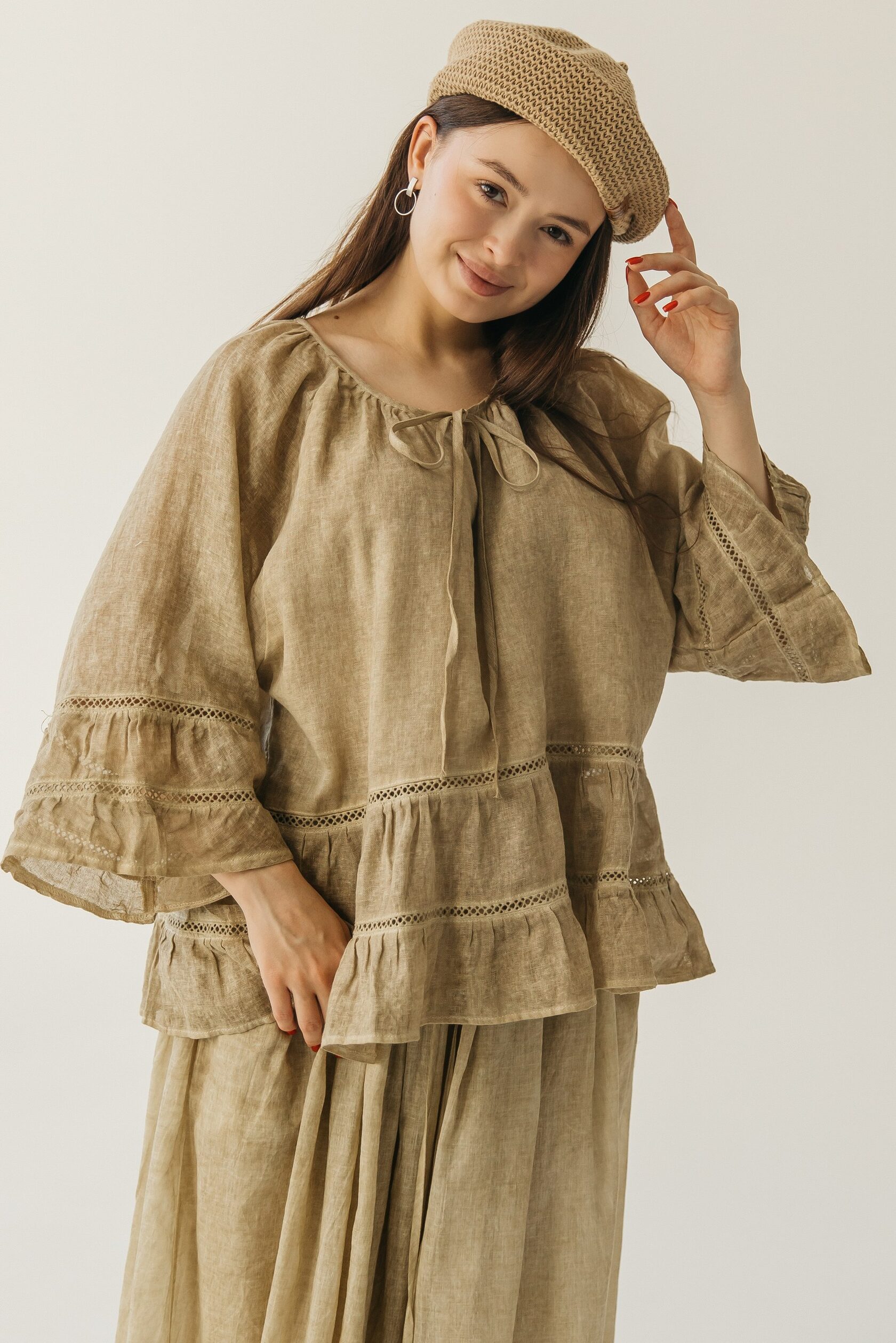 Блуза «Бохо» с мережкой