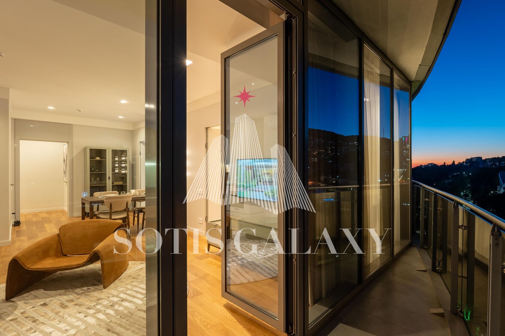 3-комн. 92 м² с террасой Сан-Сити Сочи аренда