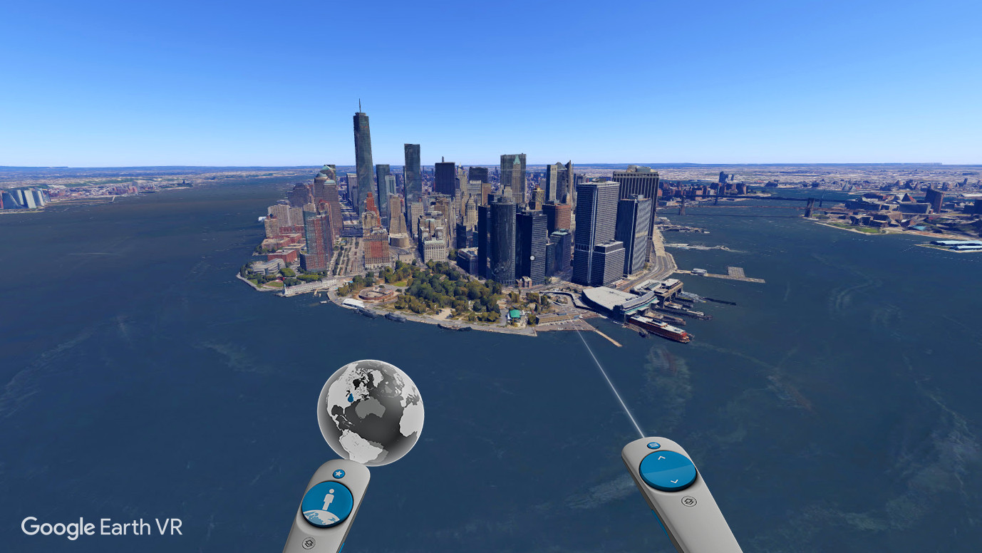 Играть в Google Earth VR | Сеть VR-клубов WARPOINT