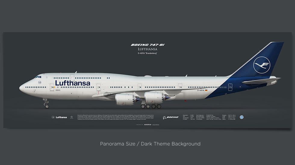 Lufthansa Boeing 747-8i D-ABYA | Aviaposter
