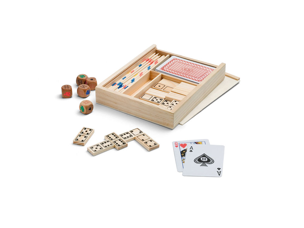 PLAYTIME. Игровой набор, 4 в одном, Натуральный светлый — фото 1