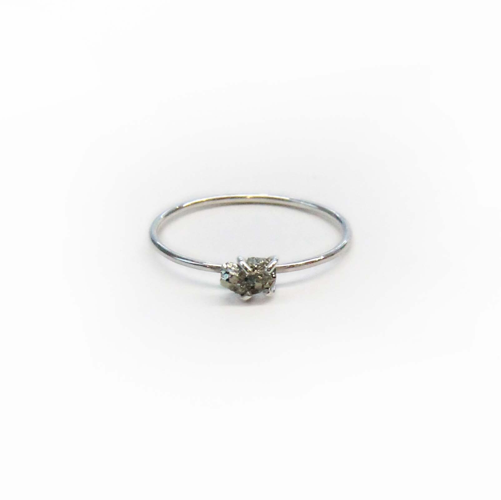 Кольцо с пиритом