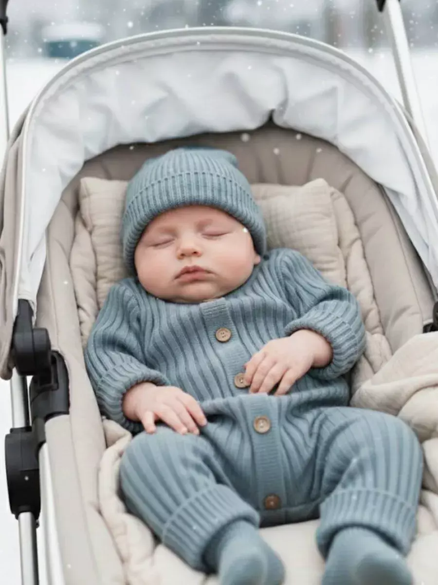 
Комплект вязаный для малыша(комбинезон)