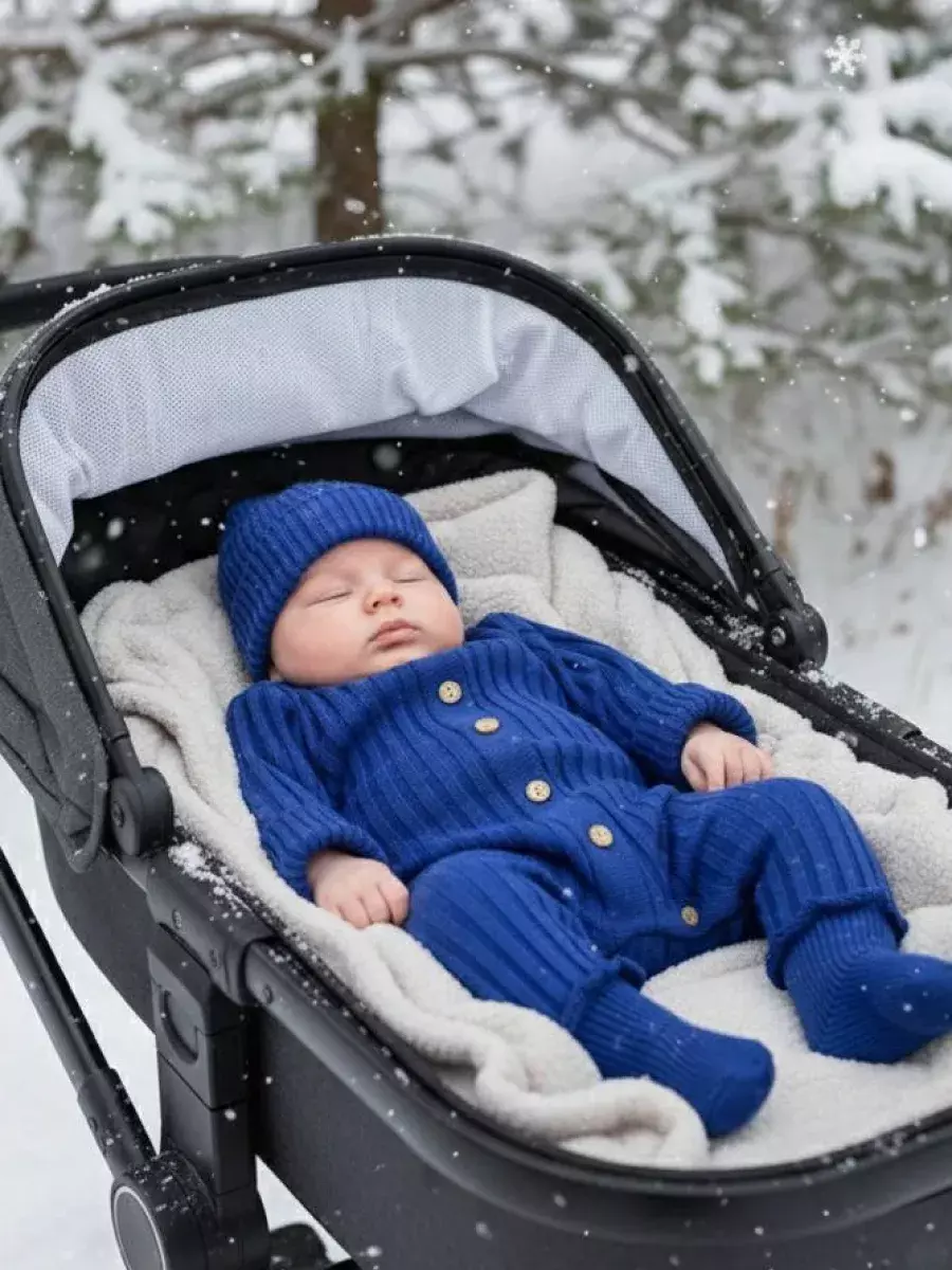 
Комплект вязаный для малыша(комбинезон)