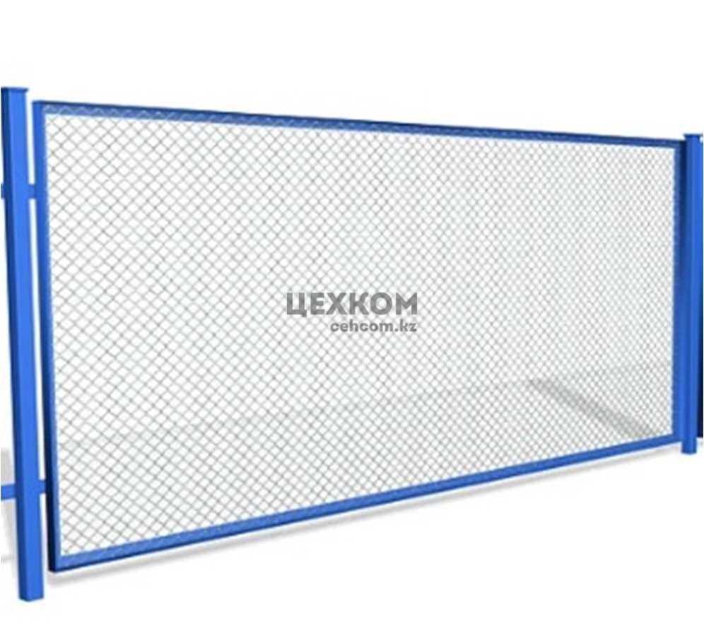 Ограждение из сетчатых панелей \"рабица\" с металлическими стойками, 2 х2 ...