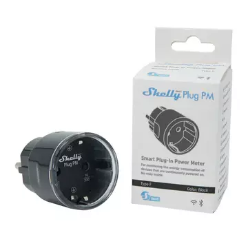 Умная розетка Shelly Plug PM Gen3 с измерением энергии