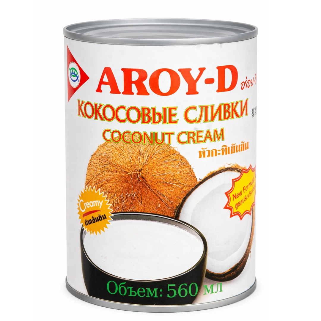 Сливки кокосовые ж/б 560мл Aroy-D