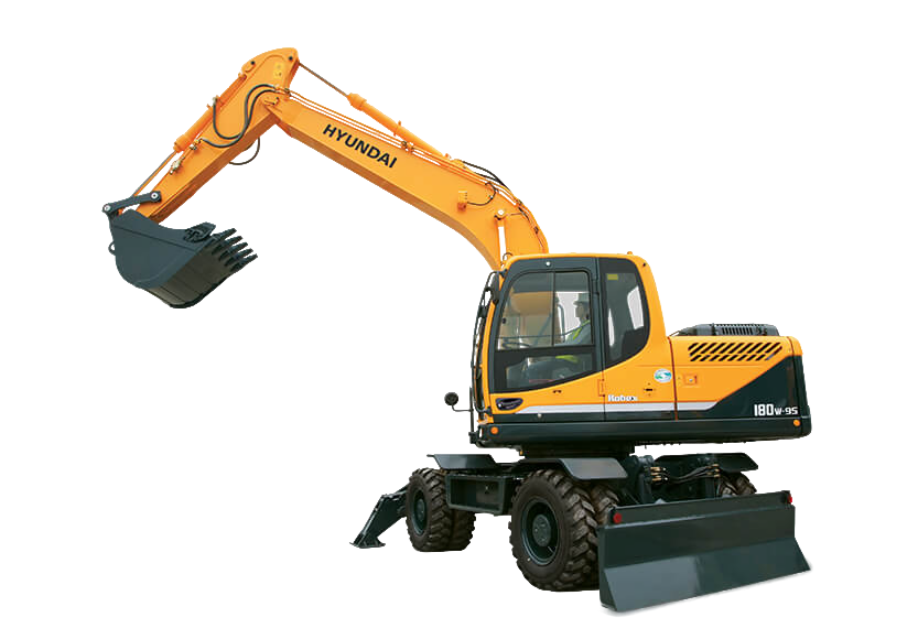 Hyundai R180W-9S yon tomondan