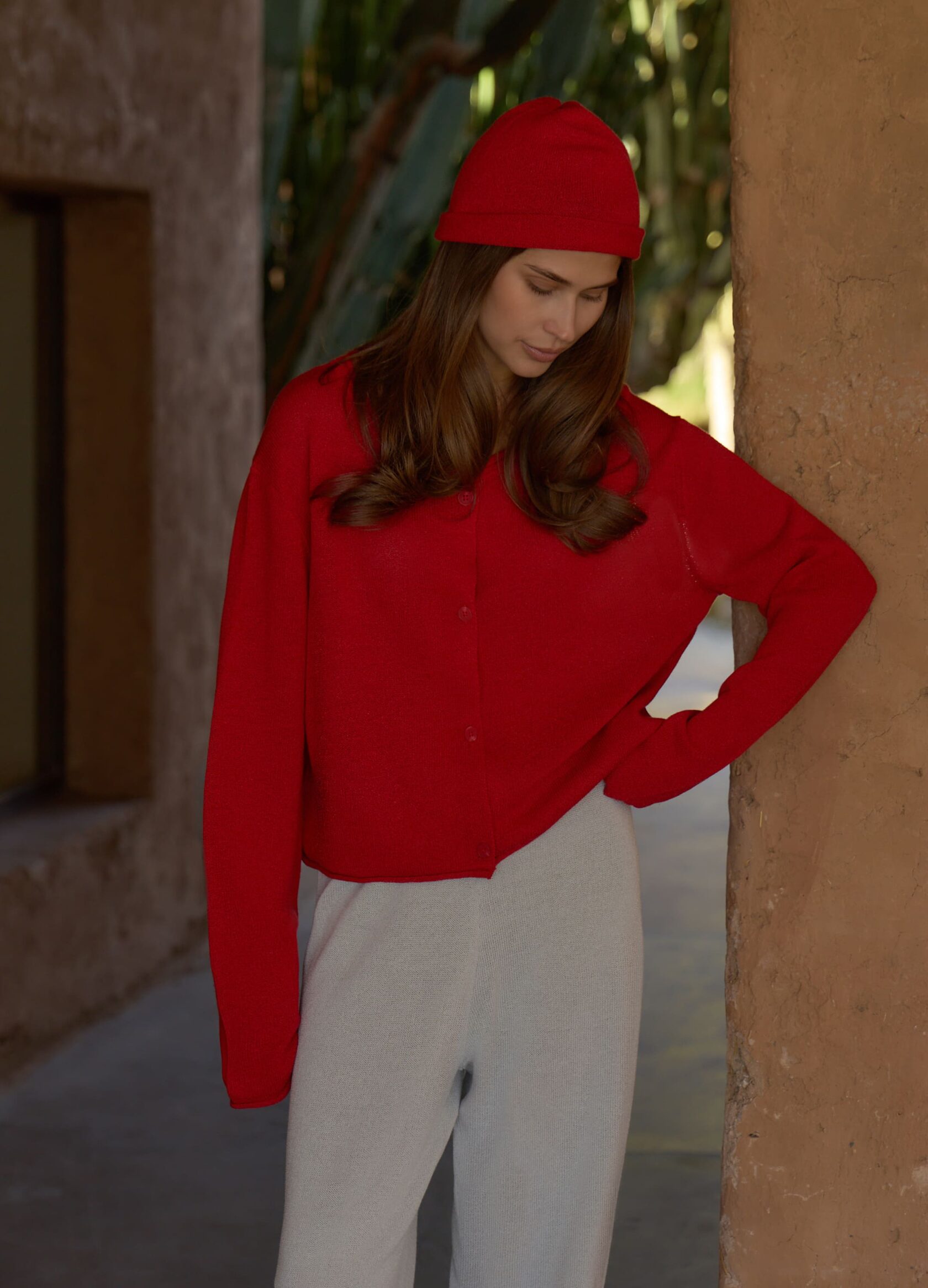 

Льняной кардиган Marrakesh - Красный, Red rose;красный
