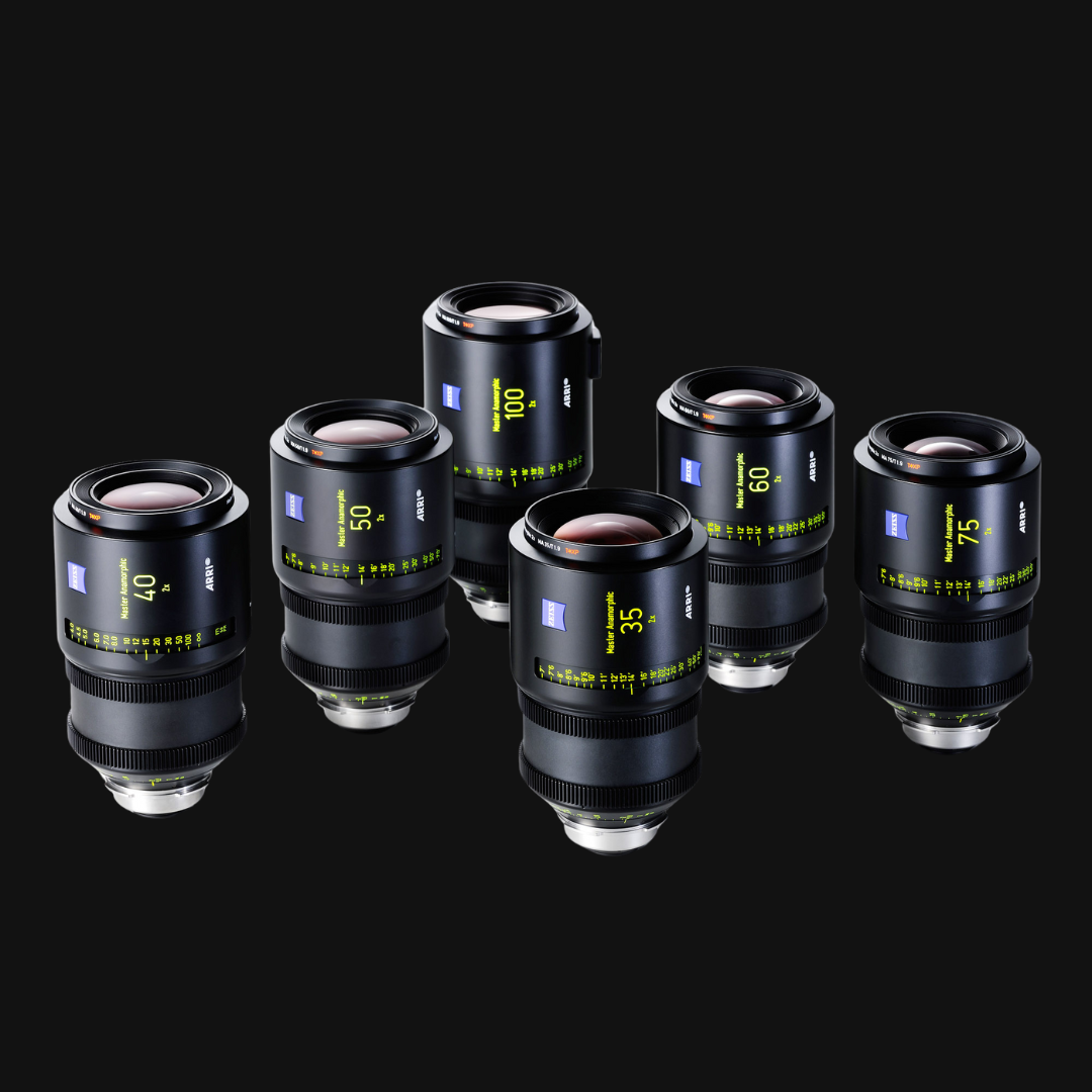 Rent ARRI Zeiss Master Anamorphic Lenses in Italy Milan, Rome, Venice, and more with ORBIS