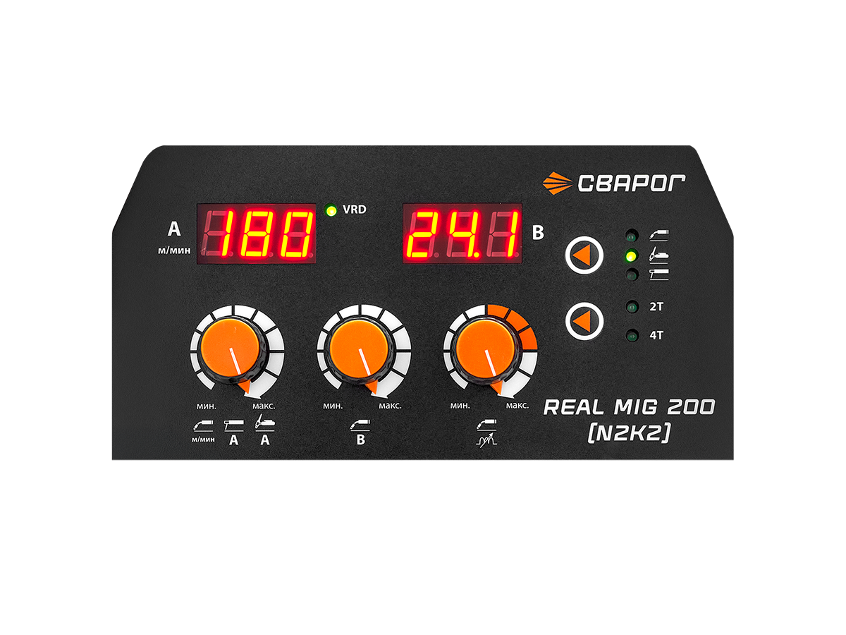 Инвертор сварочный MIG 200 REAL (N2K2)