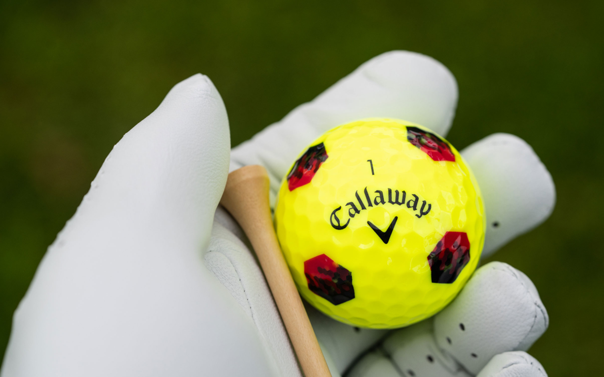 ЖЕЛТЫЕ МЯЧИ ДЛЯ ГОЛЬФА CALLAWAY CHROME TOUR TRUTRACK