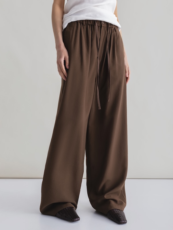 Брюки оверсайз, светло-коричневый