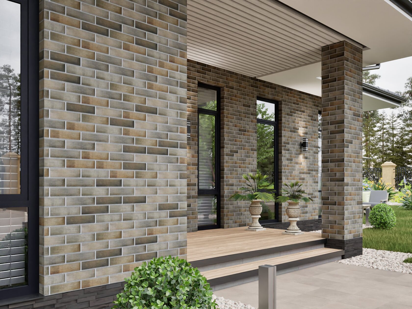 Термопанель BestPoint Ceramics LoftBrick Pepper — фото 8