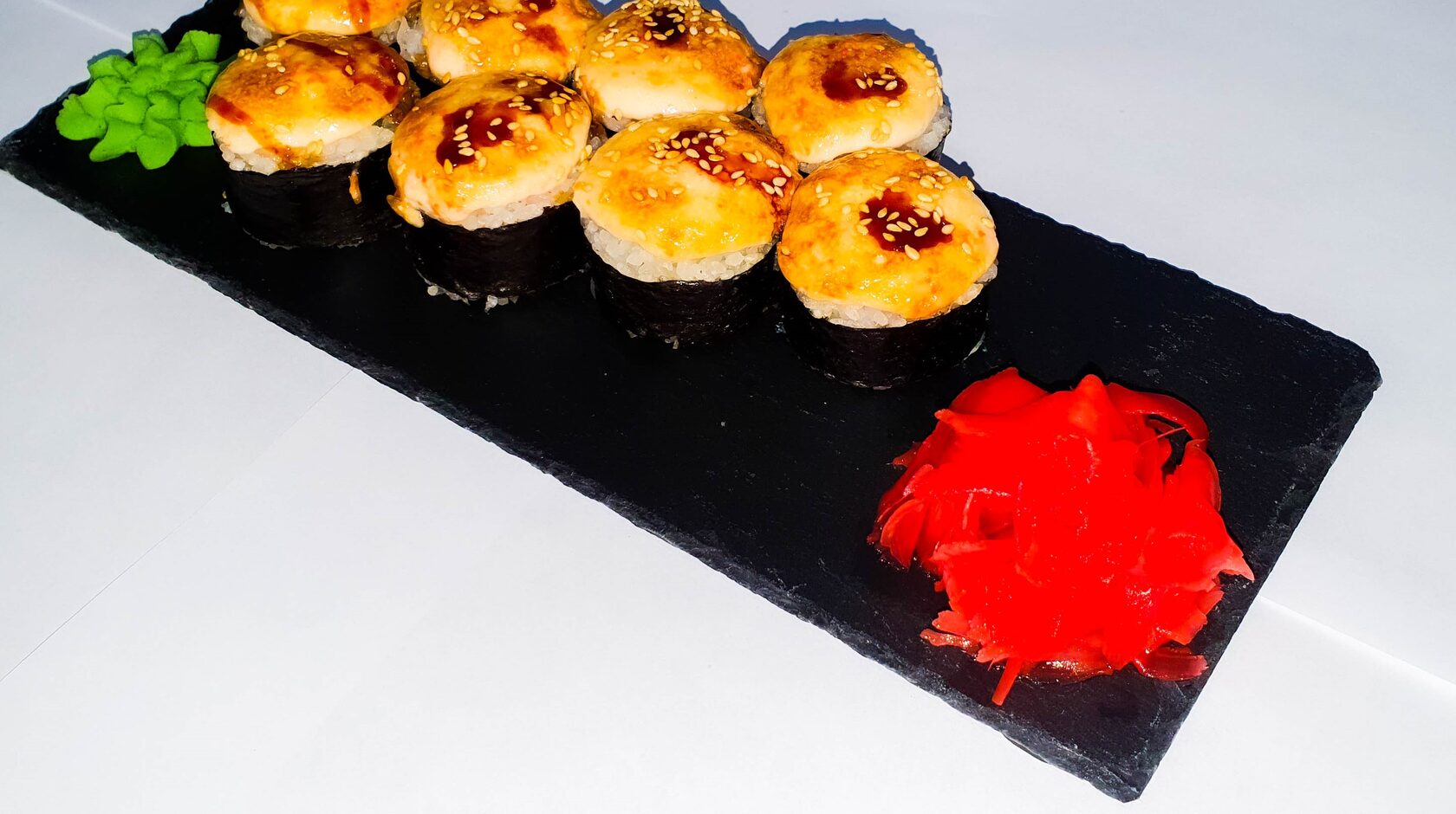 Рецепт суши запеченные с красной рыбой фото 13