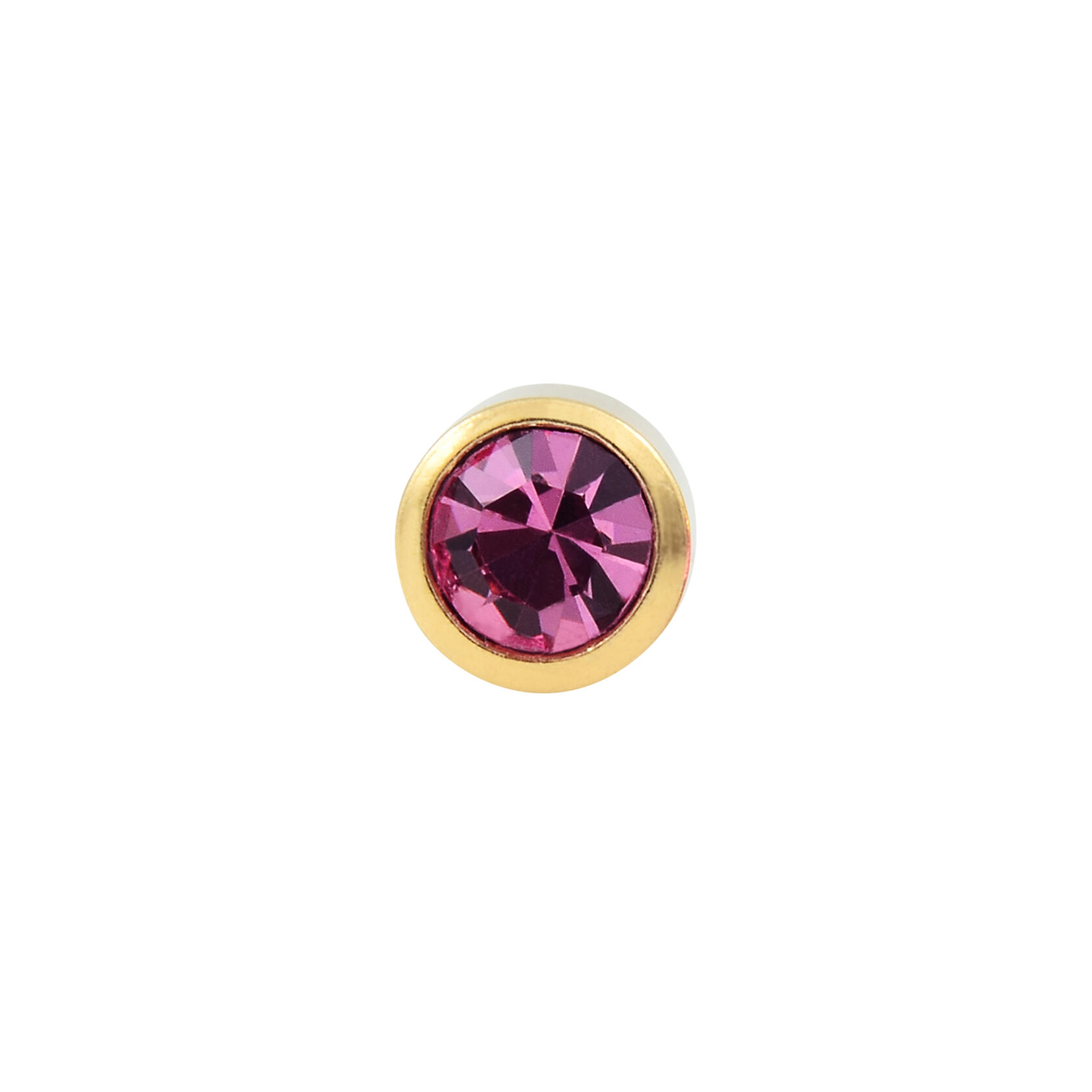 Цилиндр, цвет : розовый, позолота арт. 22-210 (12 пар) - Colibri