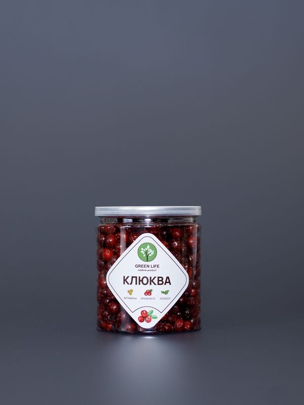 Сублимированная клюква дикорос Green Life, купить оптом